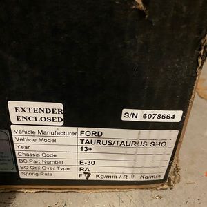 BC Racing Coilover Kit flex/Taurus